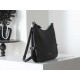 Replica di lusso Borsa a tracolla grande Prada Fold 1BC288 Nera/Marrone Imitazioni Cloni Borsa a tracolla grande Prada Fold 1BC288 Nera/Marrone firmate