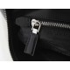 Replica di lusso Borsa a tracolla grande Prada Fold 1BC288 Nera/Marrone Imitazioni Cloni Borsa a tracolla grande Prada Fold 1BC288 Nera/Marrone firmate
