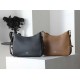 Replica di lusso Borsa a tracolla grande Prada Fold 1BC288 Nera/Marrone Imitazioni Cloni Borsa a tracolla grande Prada Fold 1BC288 Nera/Marrone firmate