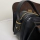 Replica di lusso Borsa a tracolla media Balenciaga Le 7 Nero Imitazioni Cloni Borsa a tracolla media Balenciaga Le 7 Nero firmate
