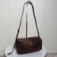 Replica di lusso Borsa a tracolla Balenciaga Le 7 scamosciata Marrone Imitazioni Cloni Borsa a tracolla Balenciaga Le 7 scamosciata Marrone firmate