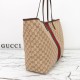 Cloni Borse Replica tote grande Gucci 874745 Tribeca Tela rivestita GG marrone firmate