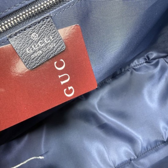 Replica di lusso Borse tote grande Gucci 874745 Tribeca Tela blu scuro Imitazioni Replica Borse tote grande Gucci 874745 Tribeca Tela blu scuro firmate