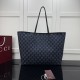 Replica di lusso Borse tote grande Gucci 874745 Tribeca Tela blu scuro Imitazioni Replica Borse tote grande Gucci 874745 Tribeca Tela blu scuro firmate