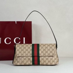 Replica Borse a tracolla media Gucci 874744 Madison marrone GG rivestita firmate