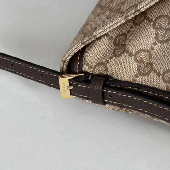 Replica di lusso Borse a tracolla media Gucci 874744 Madison marrone GG rivestita Imitazioni Replica Borse a tracolla media Gucci 874744 Madison marrone GG rivestita firmate