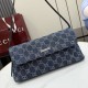 Replica di lusso Borse a tracolla media Gucci 874744 Madison Denim GG blu scuro Imitazioni Cloni Borse Replica a tracolla media Gucci 874744 Madison Denim GG blu scuro firmate