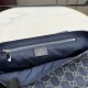 Replica di lusso Borse a tracolla media Gucci 874744 Madison Denim GG blu scuro Imitazioni Cloni Borse Replica a tracolla media Gucci 874744 Madison Denim GG blu scuro firmate