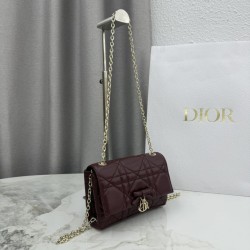 Borse Dior My Tender Dior Top Handle Mini Chain Bag Borgogna Borse Dior My Tender Dior Top Handle Mini Chain Bag Borgogna
