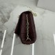 Replica di lusso Borse Dior My Tender Dior Top Handle Mini Chain Bag Borgogna Imitazioni Cloni Borse Dior My Tender Dior Top Handle Mini Chain Bag Borgogna firmate