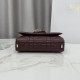 Replica di lusso Borse Dior My Tender Dior Top Handle Mini Chain Bag Borgogna Imitazioni Cloni Borse Dior My Tender Dior Top Handle Mini Chain Bag Borgogna firmate