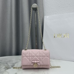Dior My Tender Dior Top Handle Mini Chain Bag Rosa
