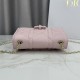 Replica Borse Dior My Tender Dior Top Handle Mini Chain Bag Rosa firmate