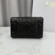 Replica di lusso Borse Dior My Tender Dior Top Handle Mini Chain Bag nera Imitazioni Cloni Borse Replica Dior My Tender Dior Top Handle Mini Chain Bag nera firmate