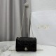 Replica di lusso Borse Dior My Tender Dior Top Handle Mini Chain Bag nera Imitazioni Cloni Borse Replica Dior My Tender Dior Top Handle Mini Chain Bag nera firmate