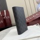 Replica di lusso Alta gamma Portafoglio lungo Gucci 856563 GG Supreme nero Imitazioni Cloni Alta gamma replica Portafoglio lungo Gucci 856563 GG Supreme nero firmate