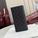 Replica di lusso Alta gamma Portafoglio lungo Gucci 856563 GG Supreme nero Imitazioni Cloni Alta gamma replica Portafoglio lungo Gucci 856563 GG Supreme nero firmate