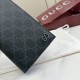 Replica di lusso Alta gamma Portafoglio lungo Gucci 856563 GG Supreme nero Imitazioni Cloni Alta gamma replica Portafoglio lungo Gucci 856563 GG Supreme nero firmate
