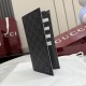Replica di lusso Alta gamma Portafoglio lungo Gucci 856563 GG Supreme nero Imitazioni Cloni Alta gamma replica Portafoglio lungo Gucci 856563 GG Supreme nero firmate