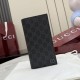 Replica di lusso Alta gamma Portafoglio lungo Gucci 856563 GG Supreme nero Imitazioni Cloni Alta gamma replica Portafoglio lungo Gucci 856563 GG Supreme nero firmate