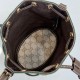Cloni Borsa a secchiello Gucci 876060 con tracolla marrone firmate