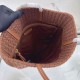 Replica di lusso Borsa tote Miu Miu crochet rafia 5BG248 con ricami verticali Imitazioni Cloni Borsa tote Miu Miu crochet rafia 5BG248 con ricami verticali firmate