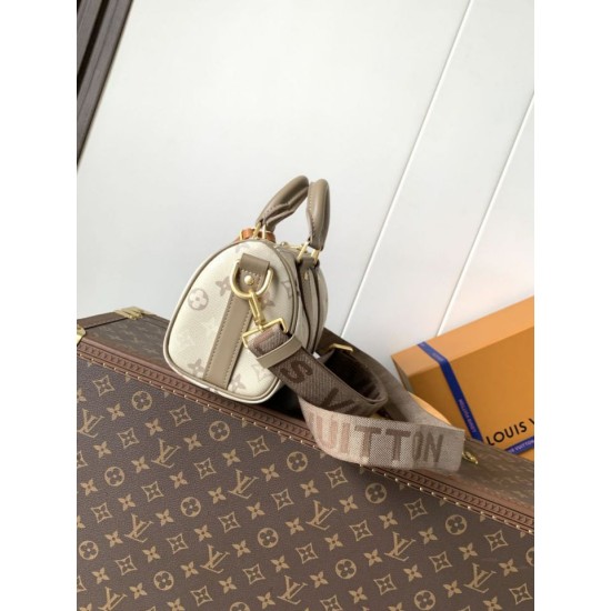 Cloni Borse Firmate Replica Louis Vuitton Keepall Bandoulière 25 M29272 con chip 163C per codice variabile Imitazioni firmate