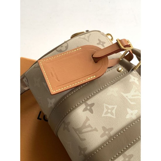 Cloni Borse Firmate Replica Louis Vuitton Keepall Bandoulière 25 M29272 con chip 163C per codice variabile Imitazioni firmate