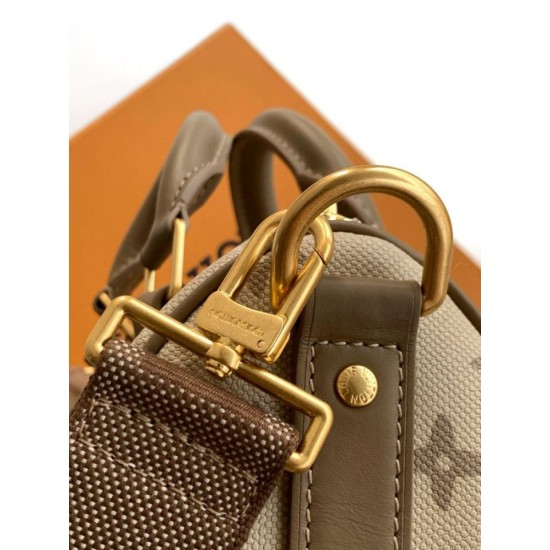 Cloni Borse Firmate Replica Louis Vuitton Keepall Bandoulière 25 M29272 con chip 163C per codice variabile Imitazioni firmate
