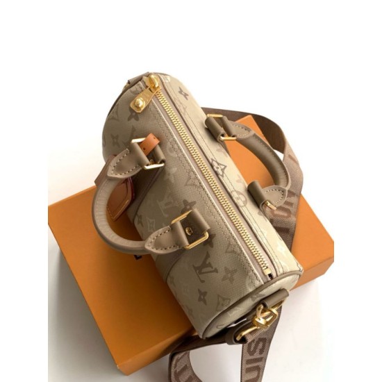 Cloni Borse Firmate Replica Louis Vuitton Keepall Bandoulière 25 M29272 con chip 163C per codice variabile Imitazioni firmate