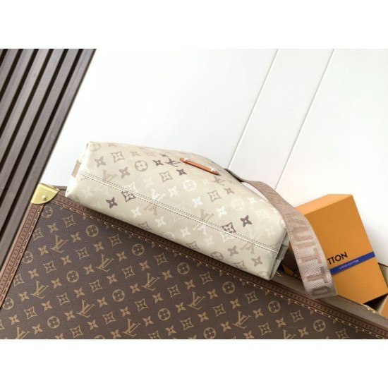 Cloni Borse Imitazioni a tracolla Louis Vuitton Vagabond Hobo con chip che cambia codice 163C M26931 firmate