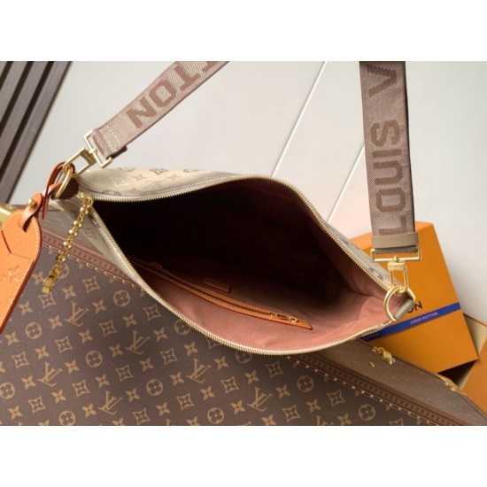 Cloni Borse Imitazioni a tracolla Louis Vuitton Vagabond Hobo con chip che cambia codice 163C M26931 firmate