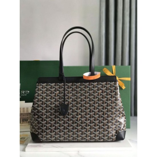 Replica di lusso Borsa tote Goyard Bellechasse Biaude PM Nera Imitazioni Cloni Borsa tote Goyard Bellechasse Biaude PM Nera firmate