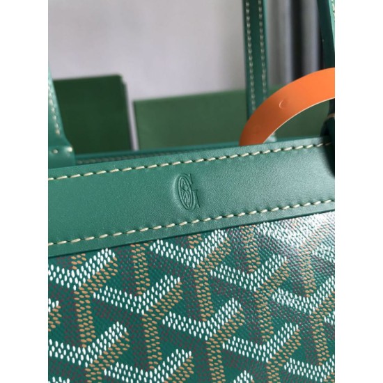 Cloni Borse Firmate Replica tote Goyard Bellechasse Biaude PM Verde firmate