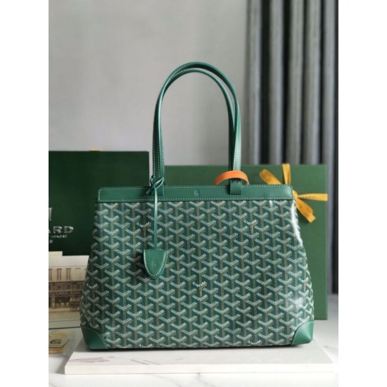 Cloni Borse Firmate Replica tote Goyard Bellechasse Biaude PM Verde firmate