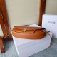 Replica di lusso Mini borsa Celine Besace Halfmoon 25 cm marrone Imitazioni Cloni Mini borsa Celine Besace Halfmoon 25 cm marrone firmate