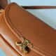 Replica di lusso Mini borsa Celine Besace Halfmoon 25 cm marrone Imitazioni Cloni Mini borsa Celine Besace Halfmoon 25 cm marrone firmate