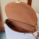 Replica di lusso Mini borsa Celine Besace Halfmoon 25 cm marrone Imitazioni Cloni Mini borsa Celine Besace Halfmoon 25 cm marrone firmate