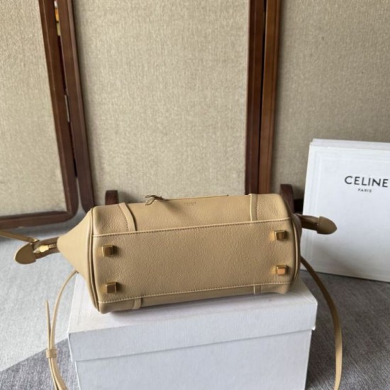 Replica di lusso Borse Celine Little Luggage 36cm albicocca Imitazioni Cloni Borse Celine Little Luggage 36cm albicocca firmate