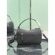 Replica di lusso Borsa a tracolla piccola Prada 1BC277 con manico superiore nera Imitazioni Imitazioni Cloni Borsa a tracolla piccola Prada 1BC277 con manico superiore nera Imitazioni firmate