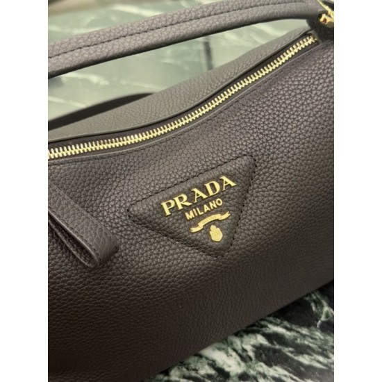 Replica di lusso Borsa a tracolla piccola Prada 1BC277 con manico superiore nera Imitazioni Imitazioni Cloni Borsa a tracolla piccola Prada 1BC277 con manico superiore nera Imitazioni firmate