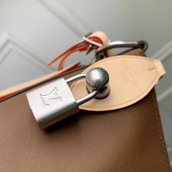 Replica di lusso Borsa a tracolla Hobo Louis Vuitton M28392 Vagabond marrone Imitazioni Cloni Borsa a tracolla Hobo Louis Vuitton M28392 Vagabond marrone firmate