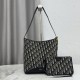 Replica di lusso Borsa a secchiello medio Dior Médaillon M1532 Dior Oblique blu Imitazioni Cloni Borsa a secchiello medio Dior Médaillon M1532 Dior Oblique blu firmate
