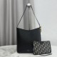 Replica di lusso Borsa 1:1 a secchiello medio Dior Médaillon M1532 Nero Imitazioni Cloni Borsa Replica a secchiello medio Dior Médaillon M1532 Nero firmate