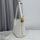 Replica di lusso Borsa a secchiello medio Dior Medalillon M1532 Bianco Imitazioni Cloni Borsa a secchiello medio Dior Medalillon M1532 Bianco firmate