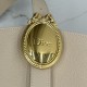 Replica di lusso Borsa a secchiello medio Dior Medalillon M1532 Beige Imitazioni Cloni Borsa a secchiello medio Dior Medalillon M1532 Beige firmate