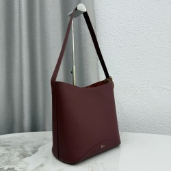 Borsa a secchiello medio Dior Médaillon M1532 Borgogna Borsa a secchiello medio Dior Médaillon M1532 Borgogna