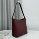Replica di lusso Borsa a secchiello medio Dior Médaillon M1532 Borgogna Imitazioni Cloni Borsa a secchiello medio Dior Médaillon M1532 Borgogna firmate