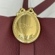 Replica di lusso Borsa a secchiello medio Dior Médaillon M1532 Borgogna Imitazioni Cloni Borsa a secchiello medio Dior Médaillon M1532 Borgogna firmate