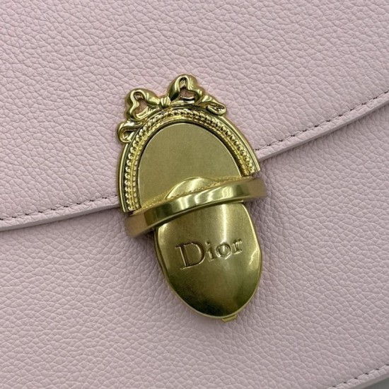 Replica di lusso Borse Imitazioni a tracolla Dior Médaillon 23cm M3920 Rosa Imitazioni Cloni Borse Imitazioni a tracolla Dior Médaillon 23cm M3920 Rosa firmate